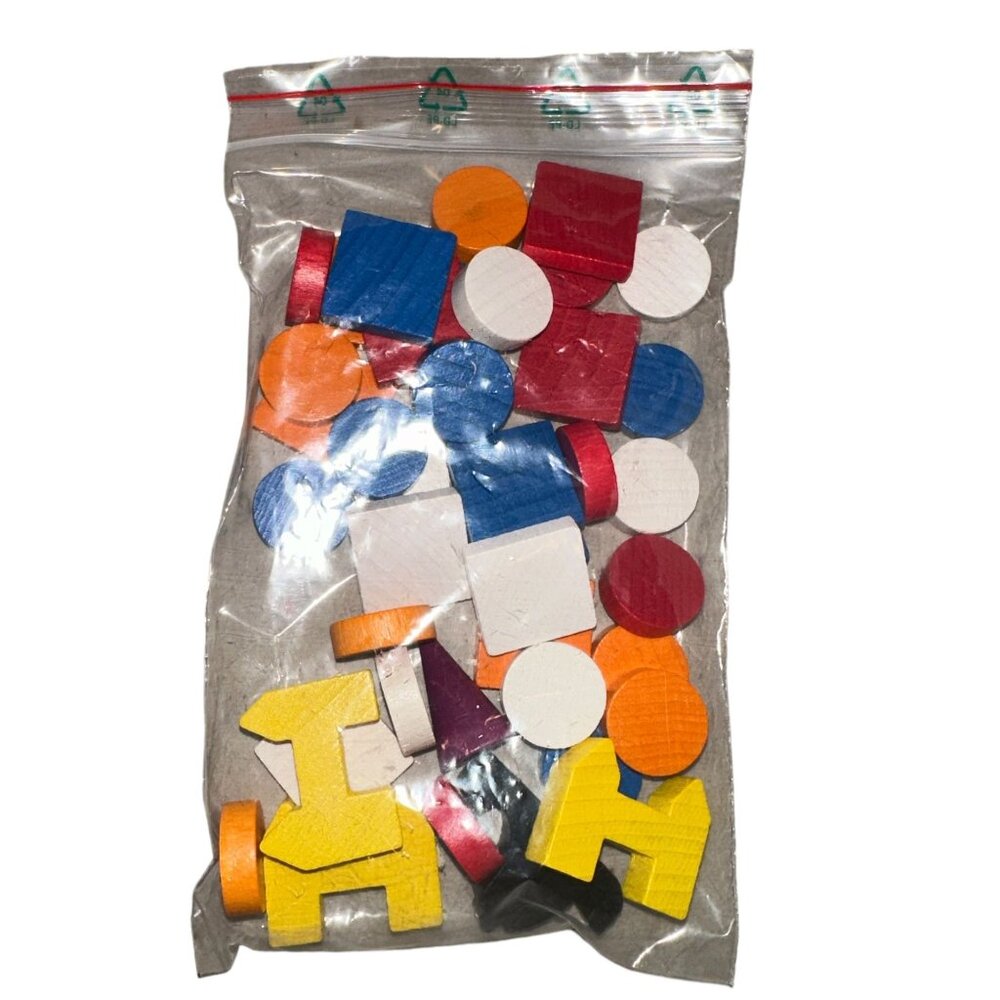 New Catan Expansion Cities Knights Knight Tokens City Walls 41 Pcs Replacement - Picture 2 of 2